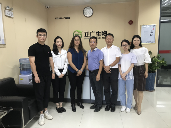 【賀喜】拉曼公司到正廣生物（益生菌固體飲料代加工廠家）指導和交流